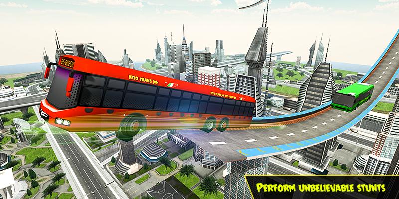 Mega Ramp Bus Stunts Simulator 19