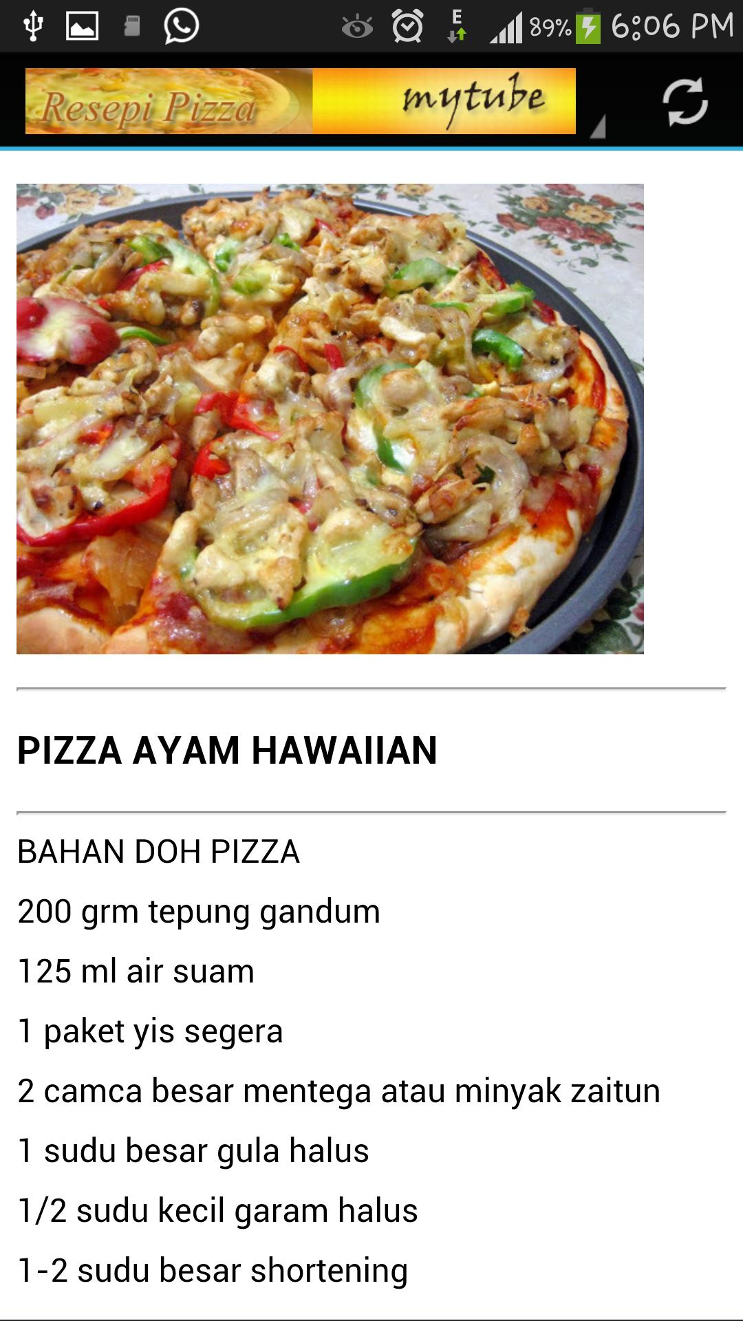 Resepi Pizza