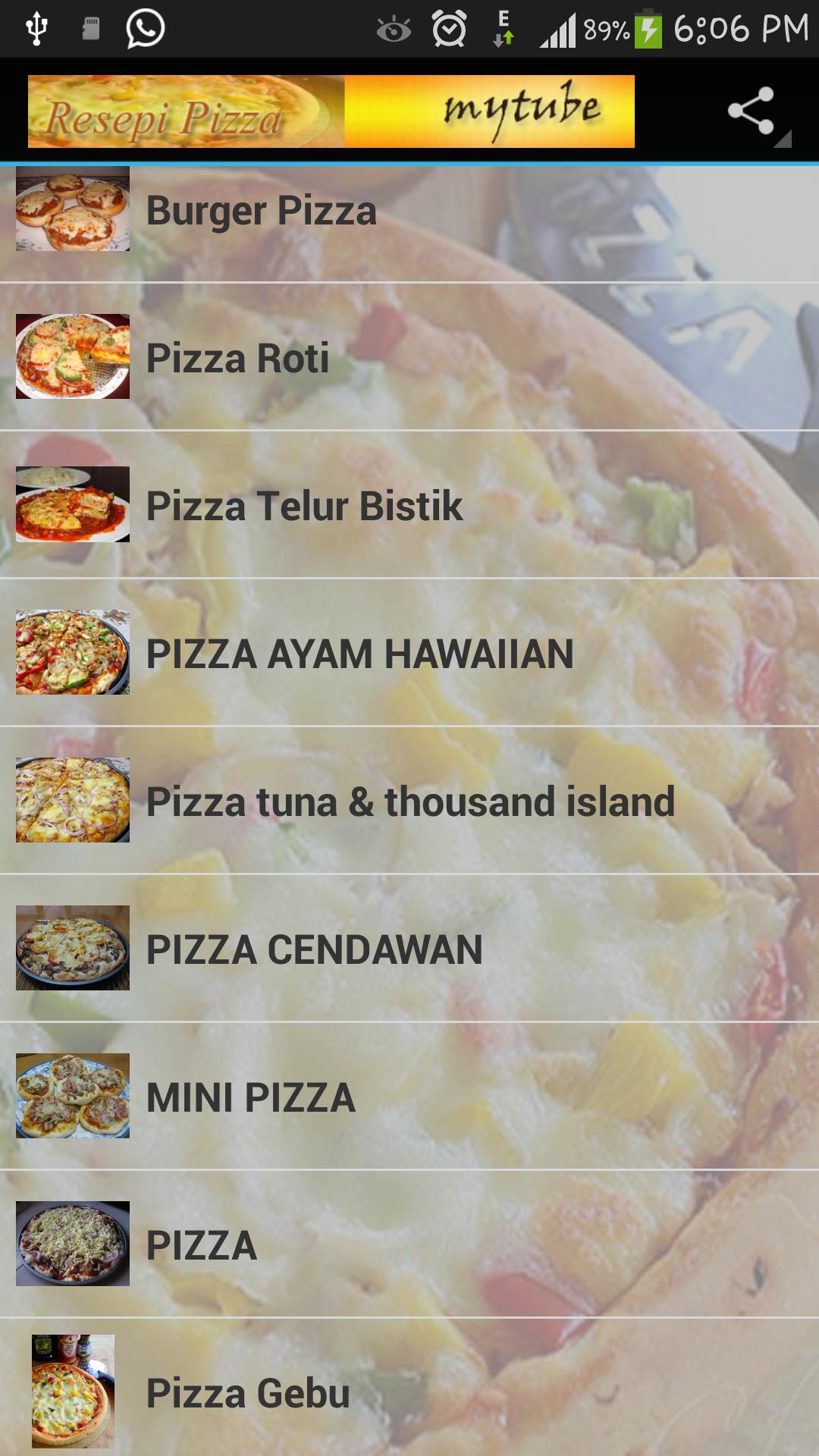 Resepi Pizza
