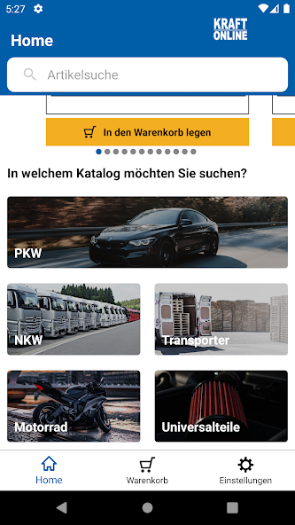 Kraft-Online App