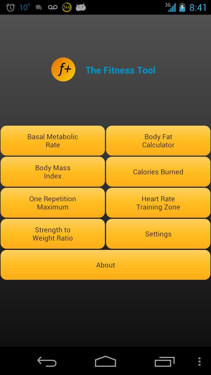 The Fitness Tool