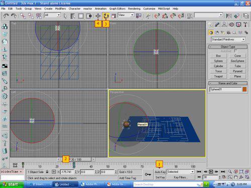 Start 3dsMAX 9