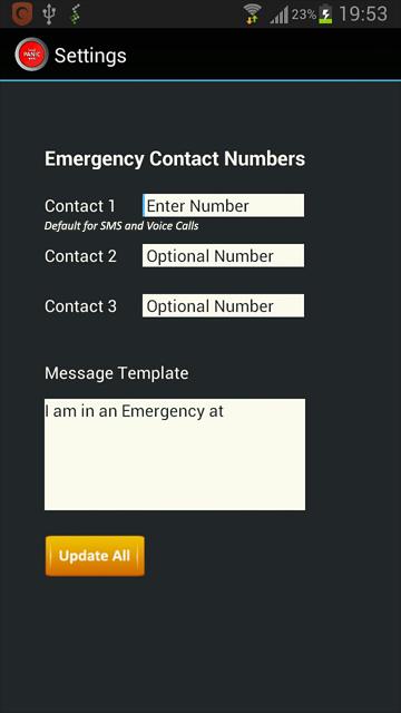 Panic Button - SMS & Call