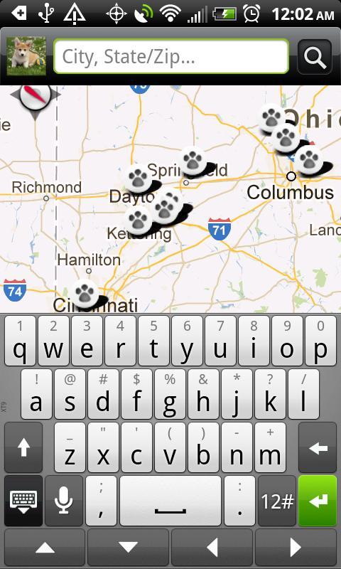 Dog Park Locator