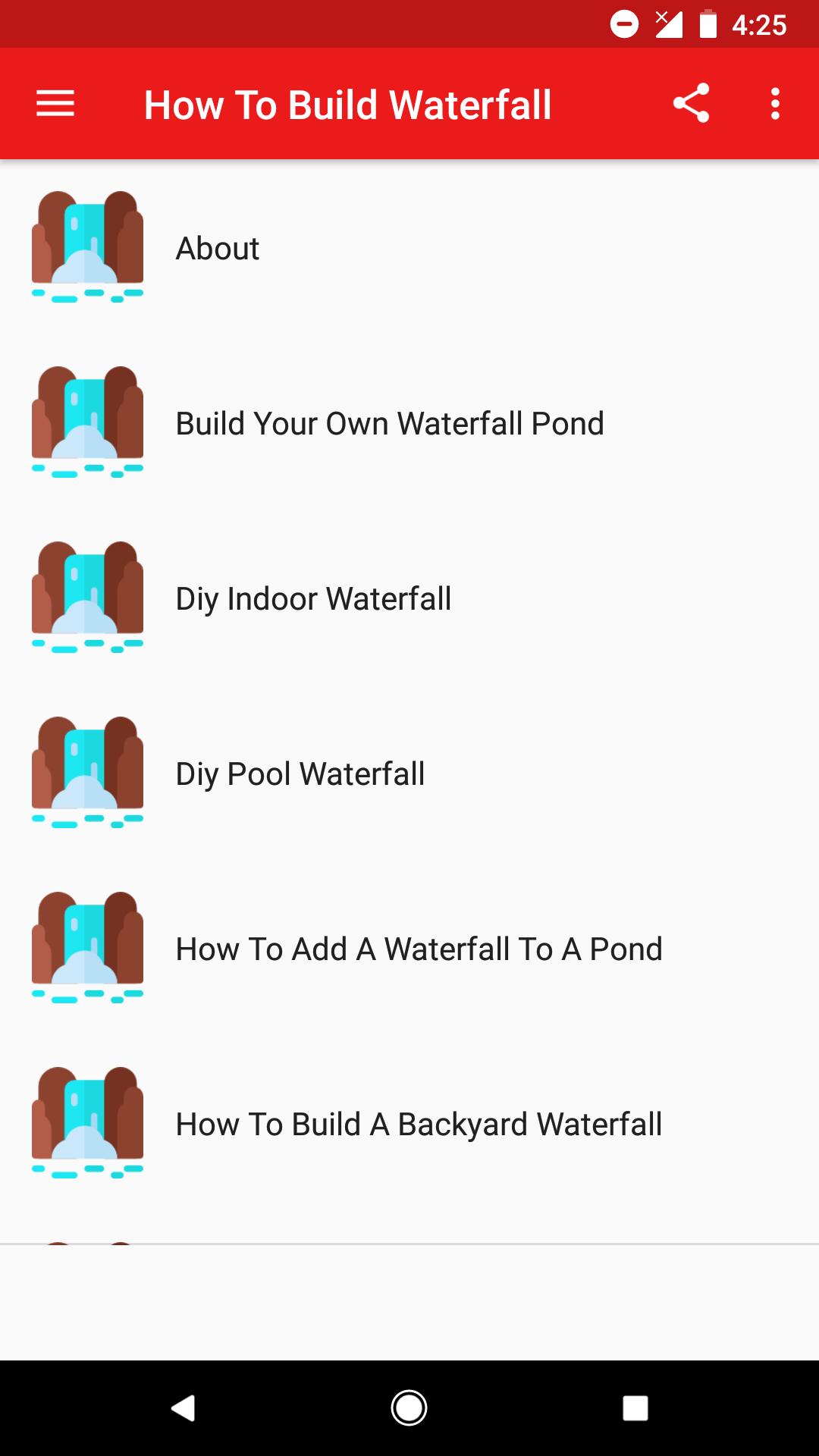 How To Build Waterfall