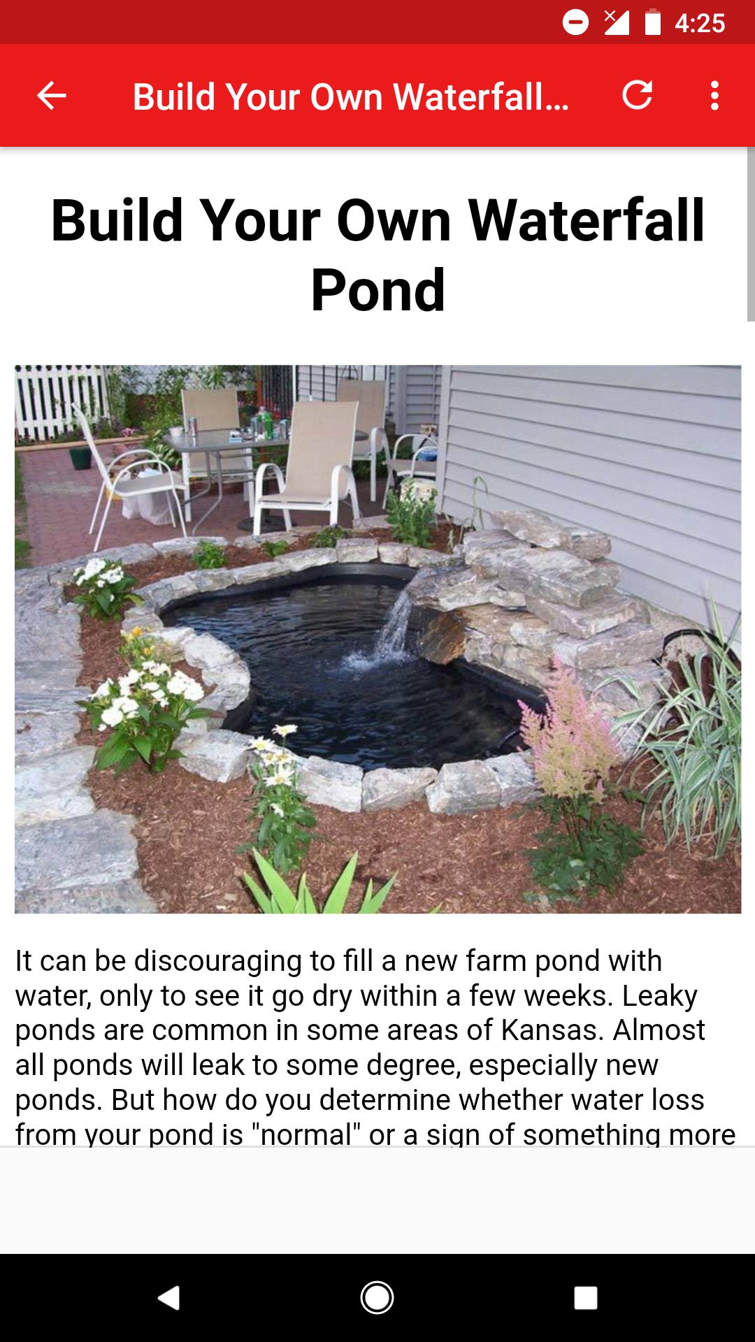 How To Build Waterfall