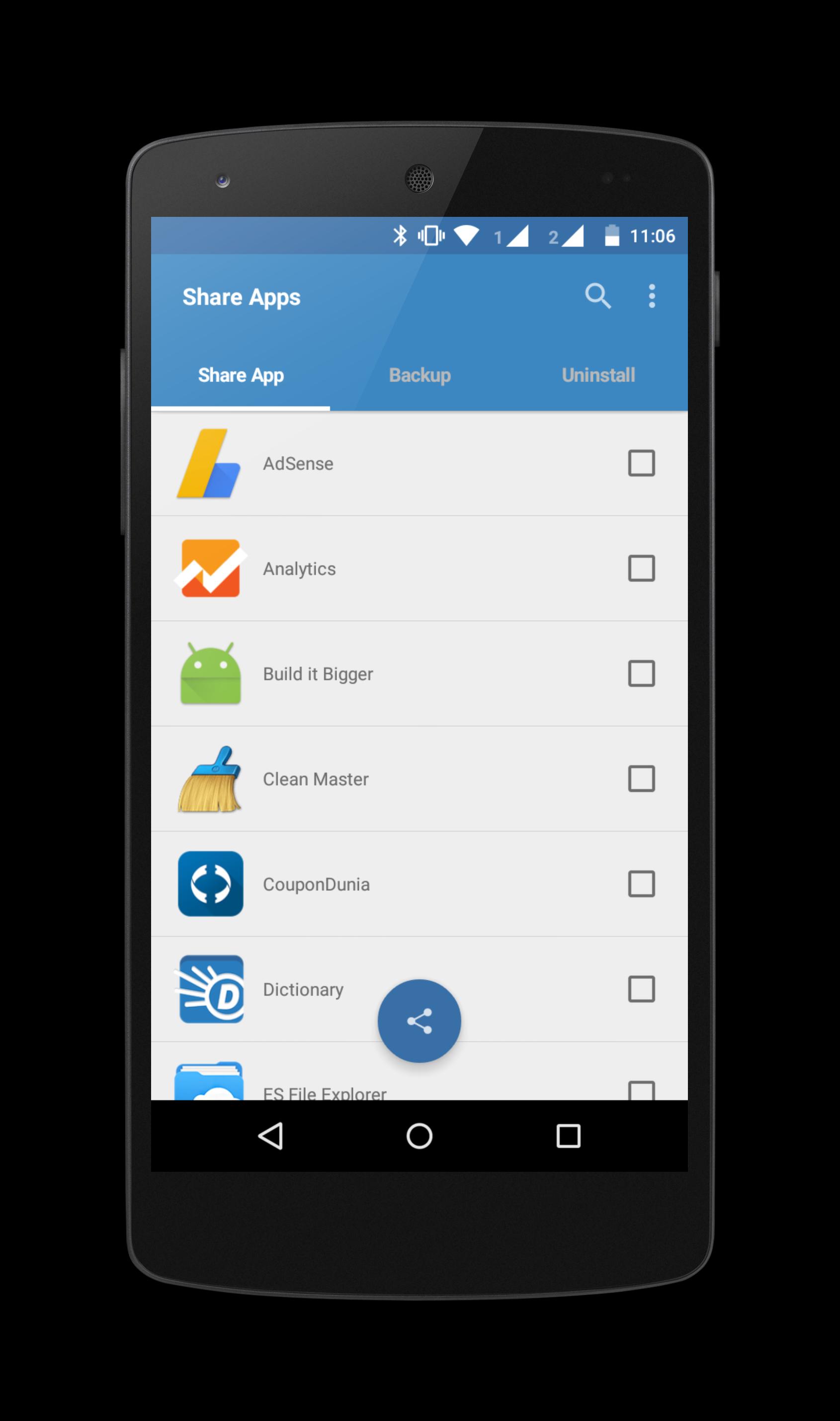 ShareApps - Backup and Restore