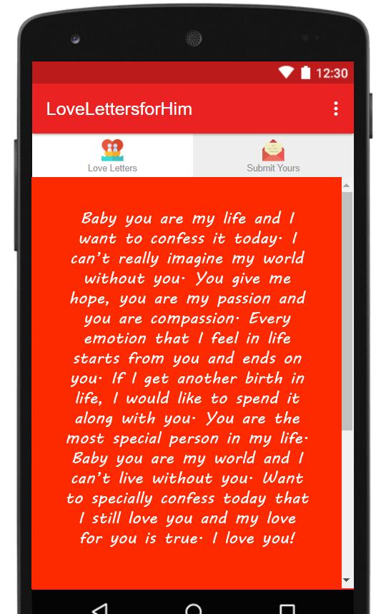 Love Letters for Him