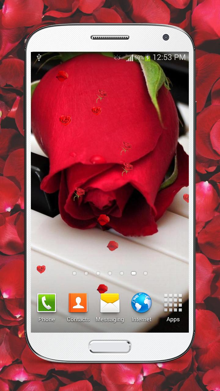 Red Roses Live Wallpaper HD