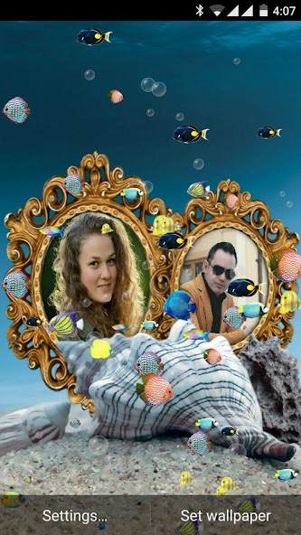 Photo Aquarium Live Wallpaper