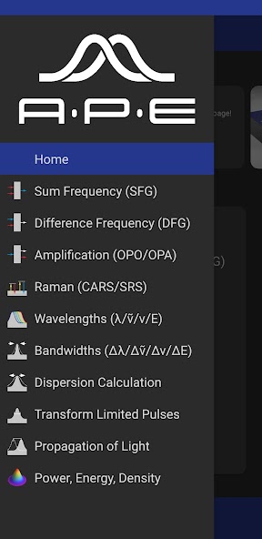 APE Optics Calculator