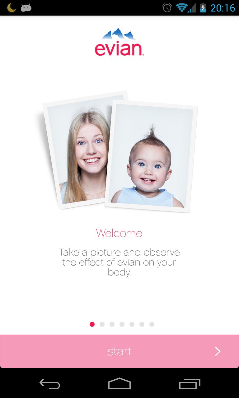 evian baby&me app - reloaded