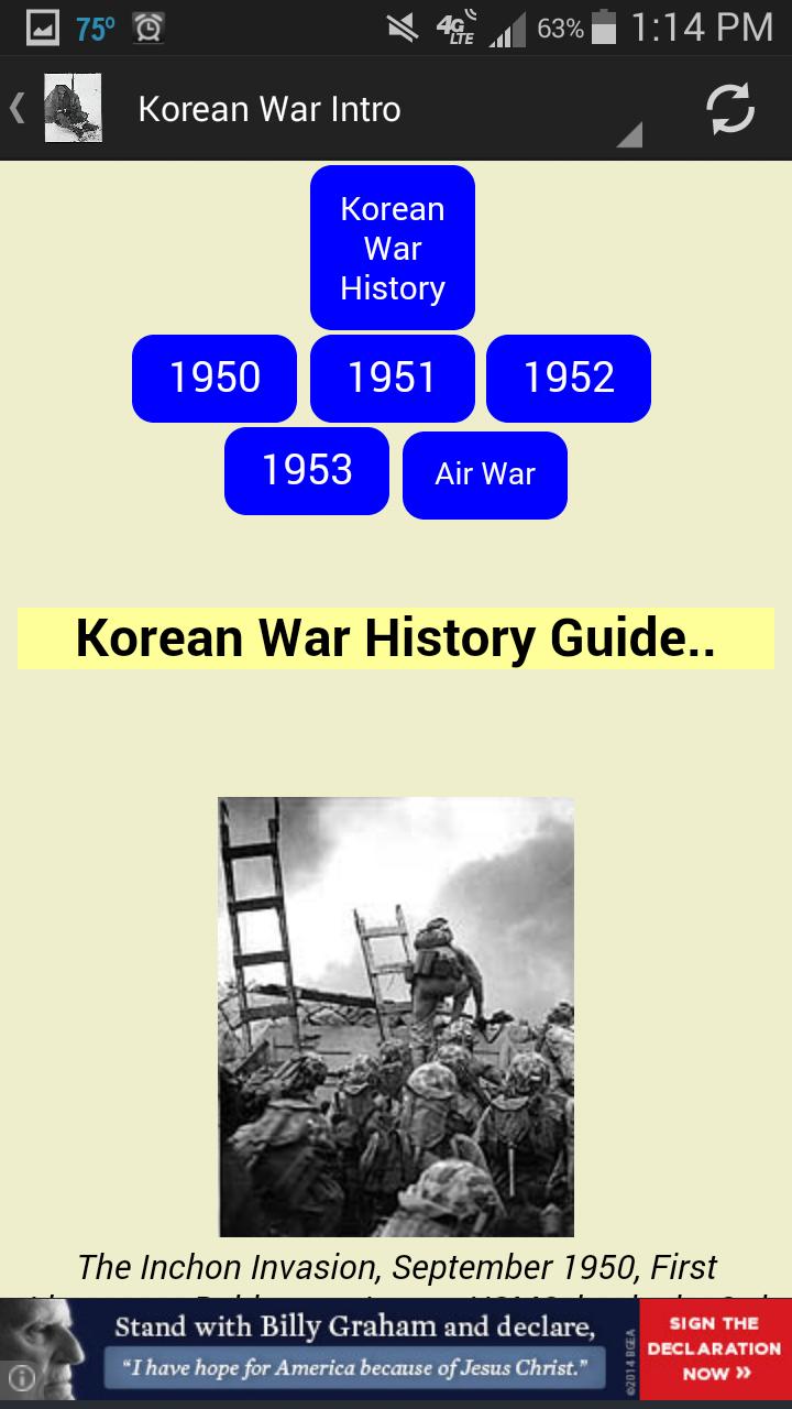 Korean War History & Photos