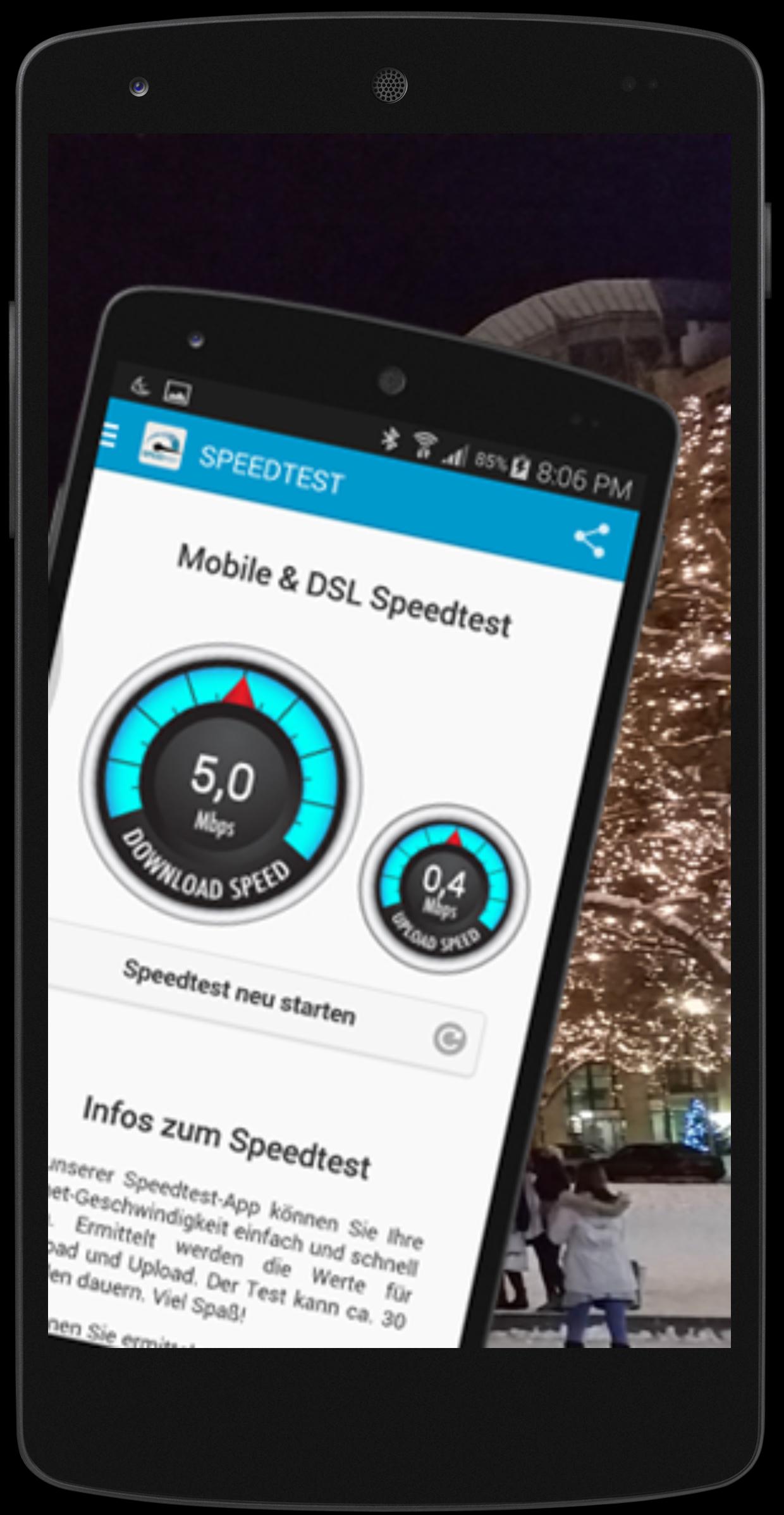 Mobile WIFI & DSL Speedtest