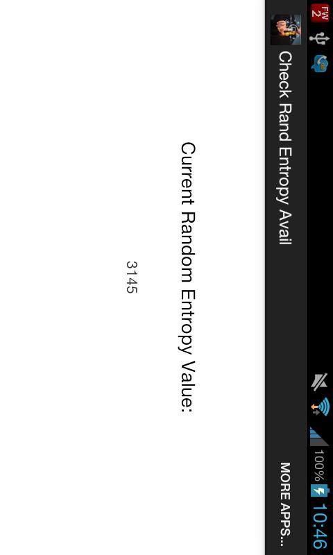Check Random Entropy Available