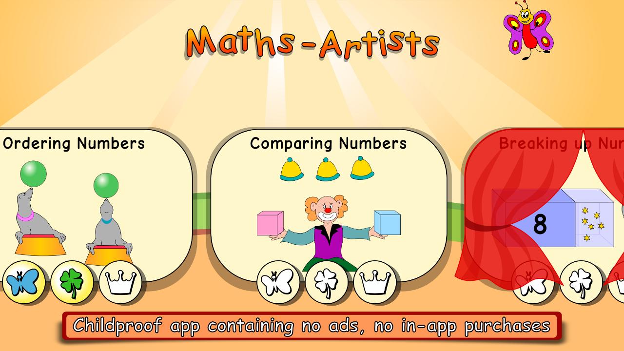 Maths Artists first grade FREE