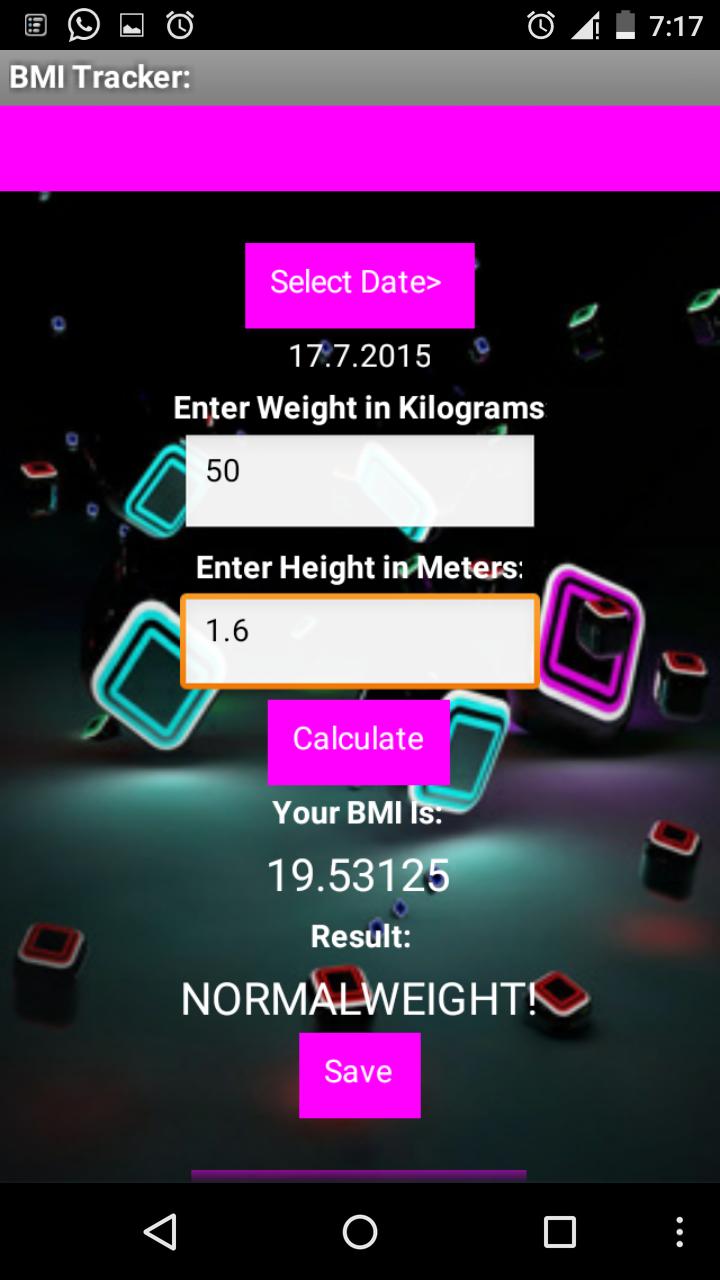 i-Weight Tracker