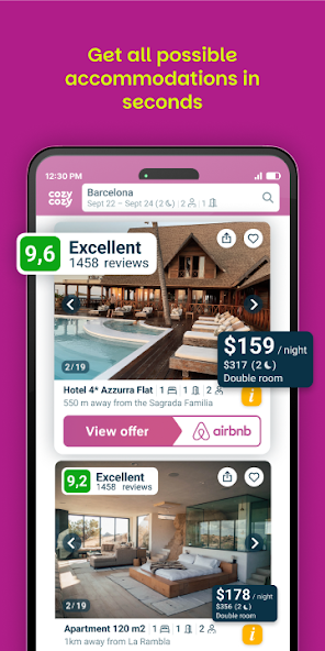 Cozycozy: All accommodations