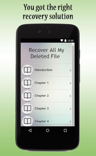 Recover All My Delete File Tip