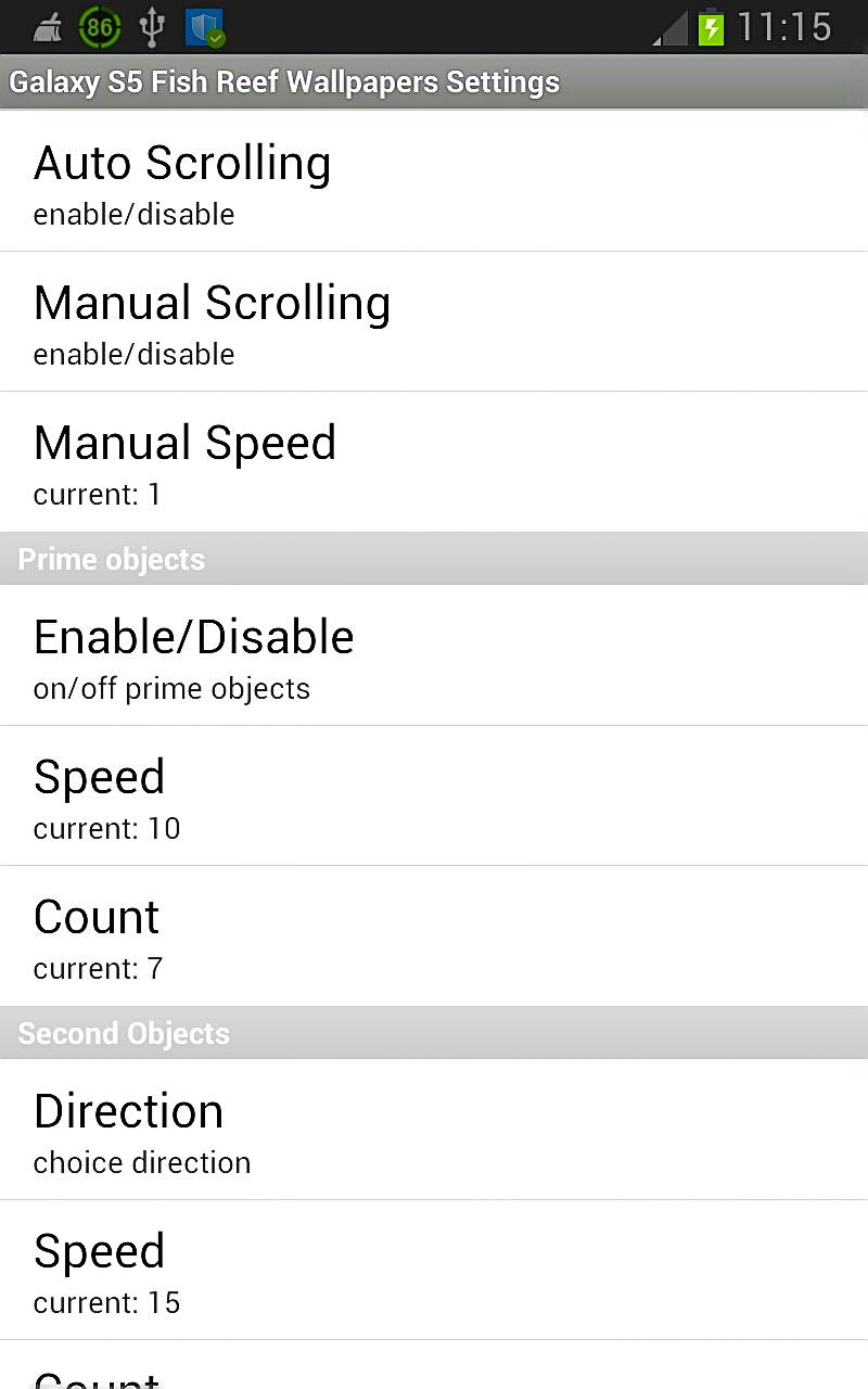 Galaxy S5 Fish Reef Wallpapers