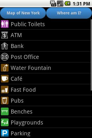 New York Amenities Map (free)