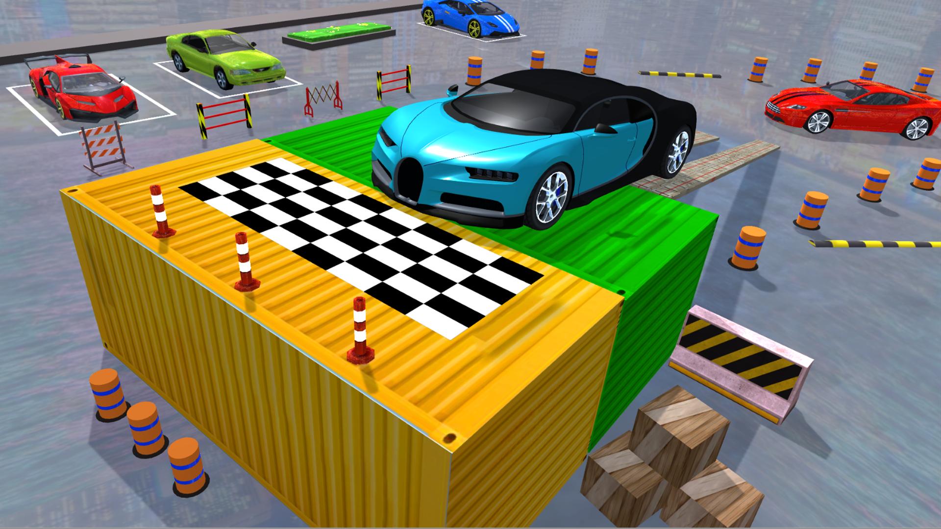 Advance car parking racing car