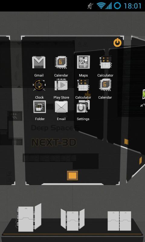 Deep Space Next Launcher Theme