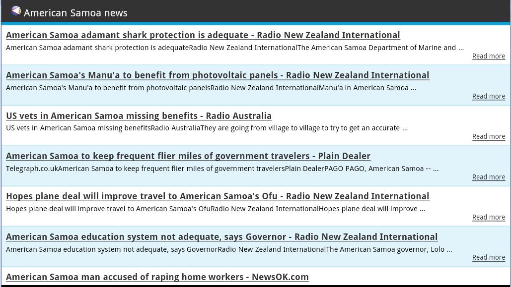 American Samoa news
