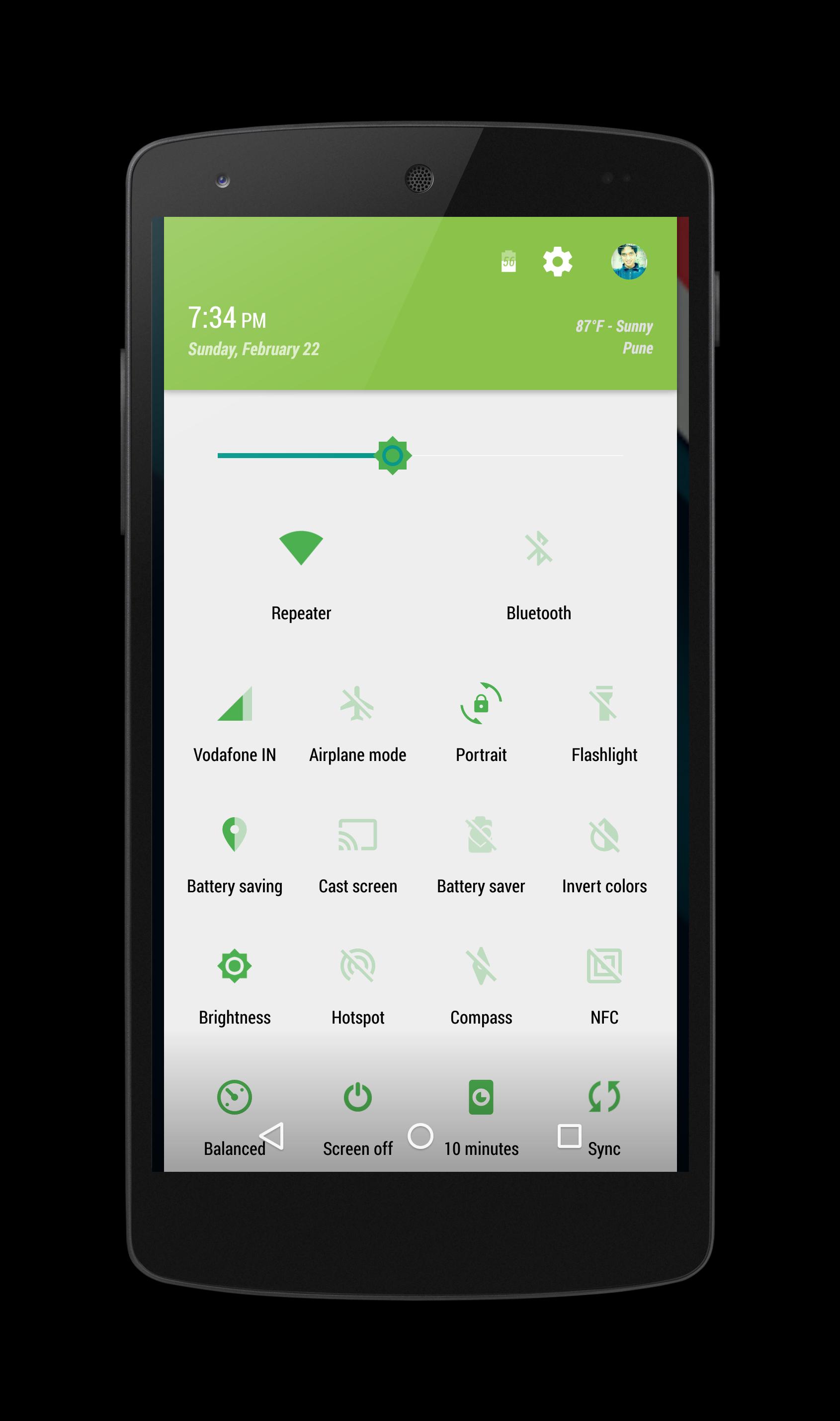 MaterialX Lime Theme CM12/12.1