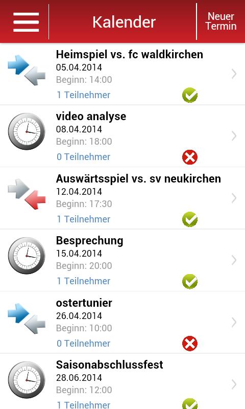 UnserTeam - Team Manager