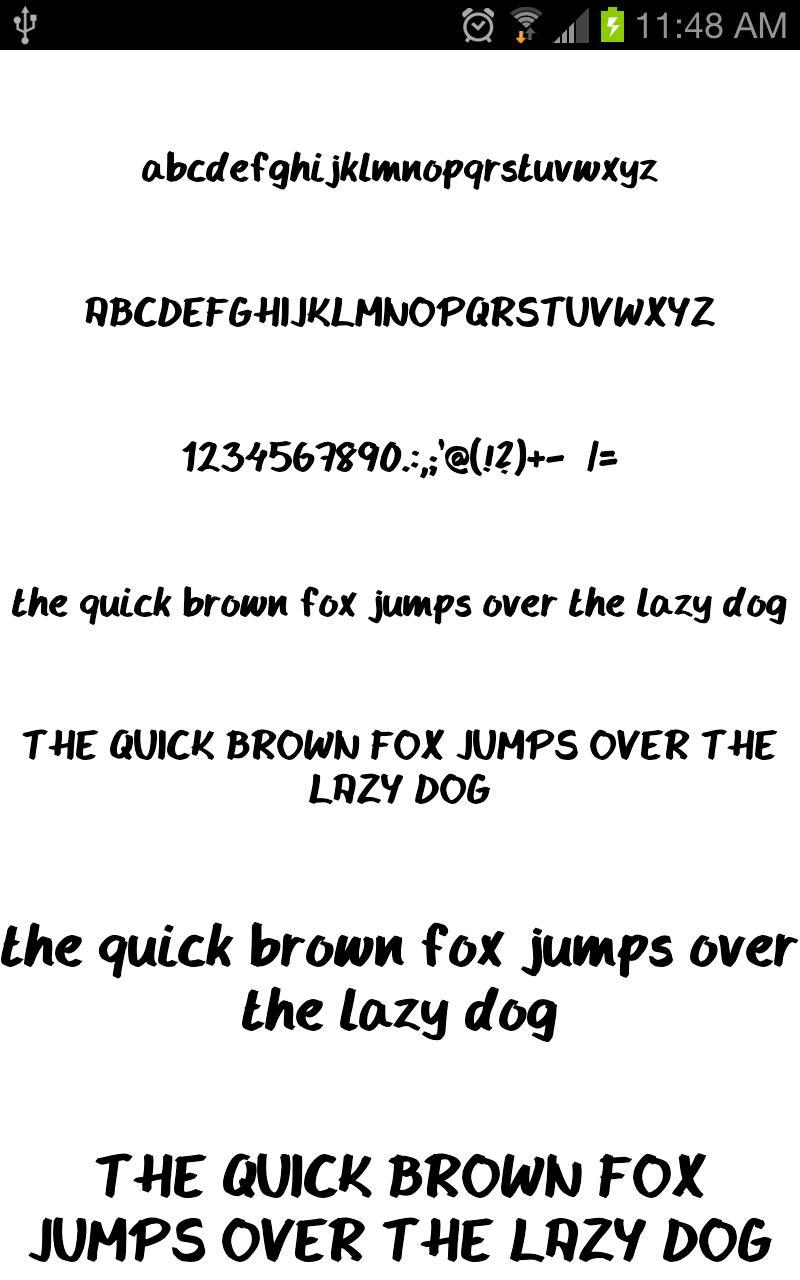 Written Fonts
