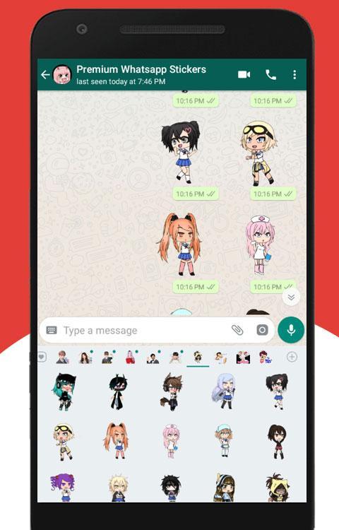 Gacha GL Sticker For Whatsapp Wastickerapps