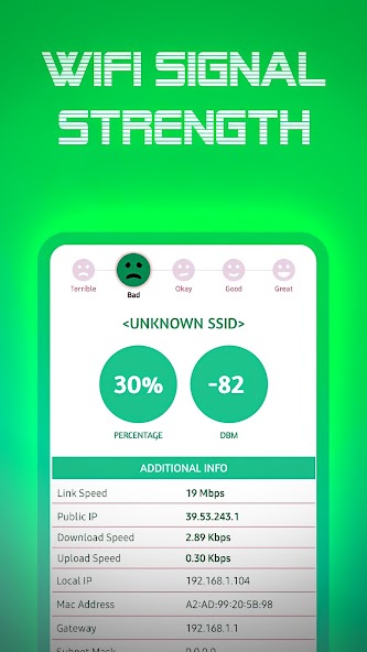 SuperWiFi Wifi Signal Strength