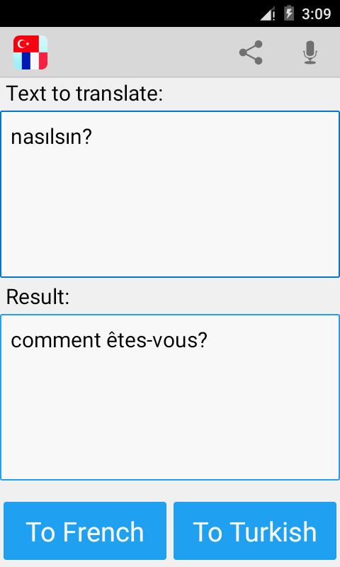 Turkish French Translator