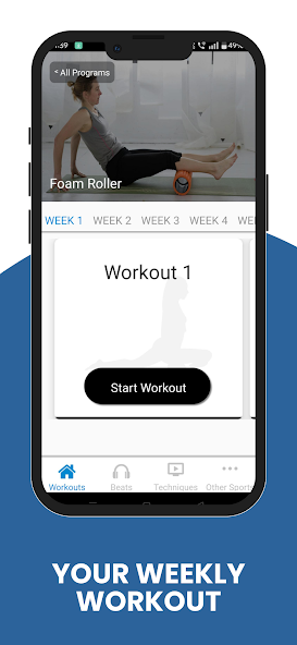 Foam Roll Massage Flexibility