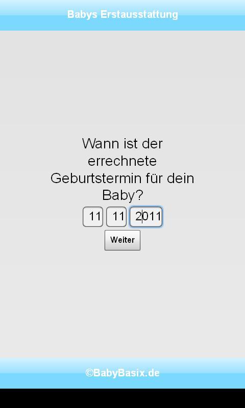 Erstaustattung Schwangerschaft