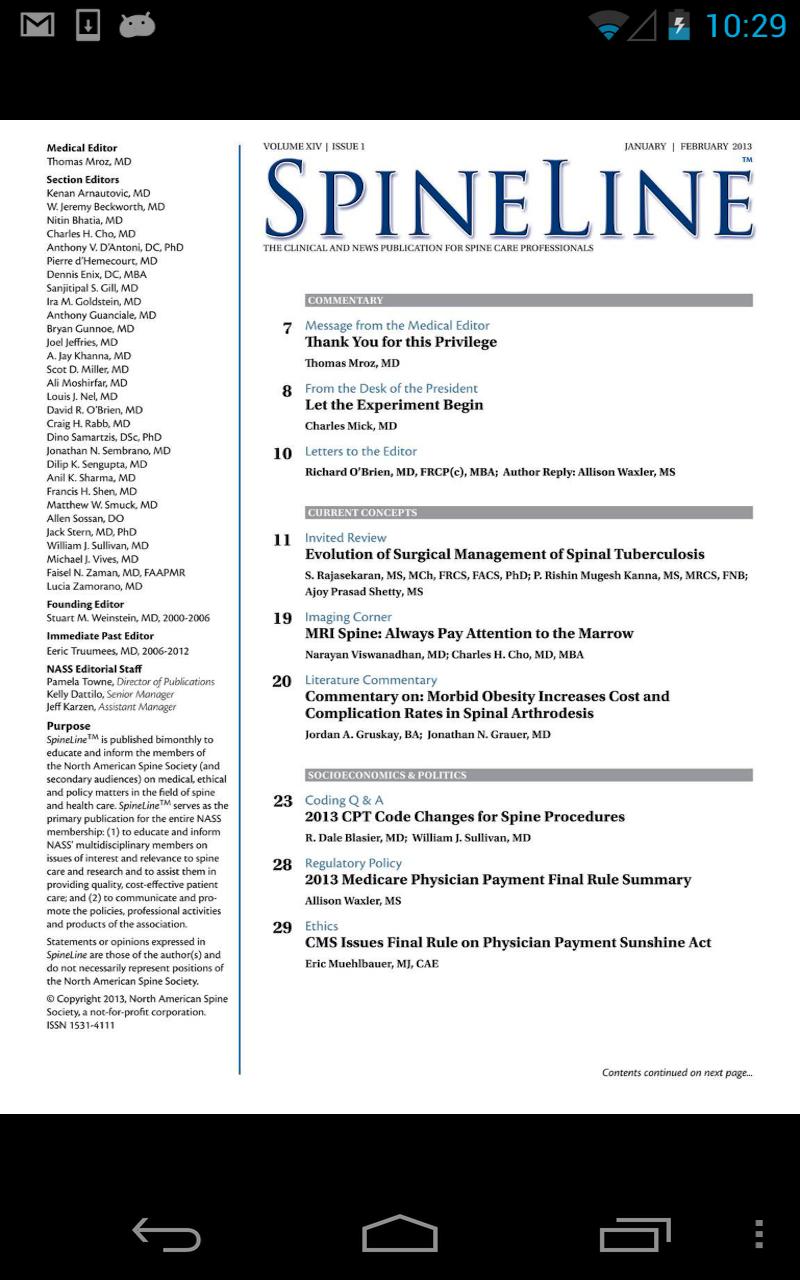 North American Spine Society