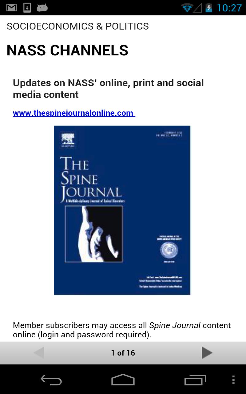 North American Spine Society