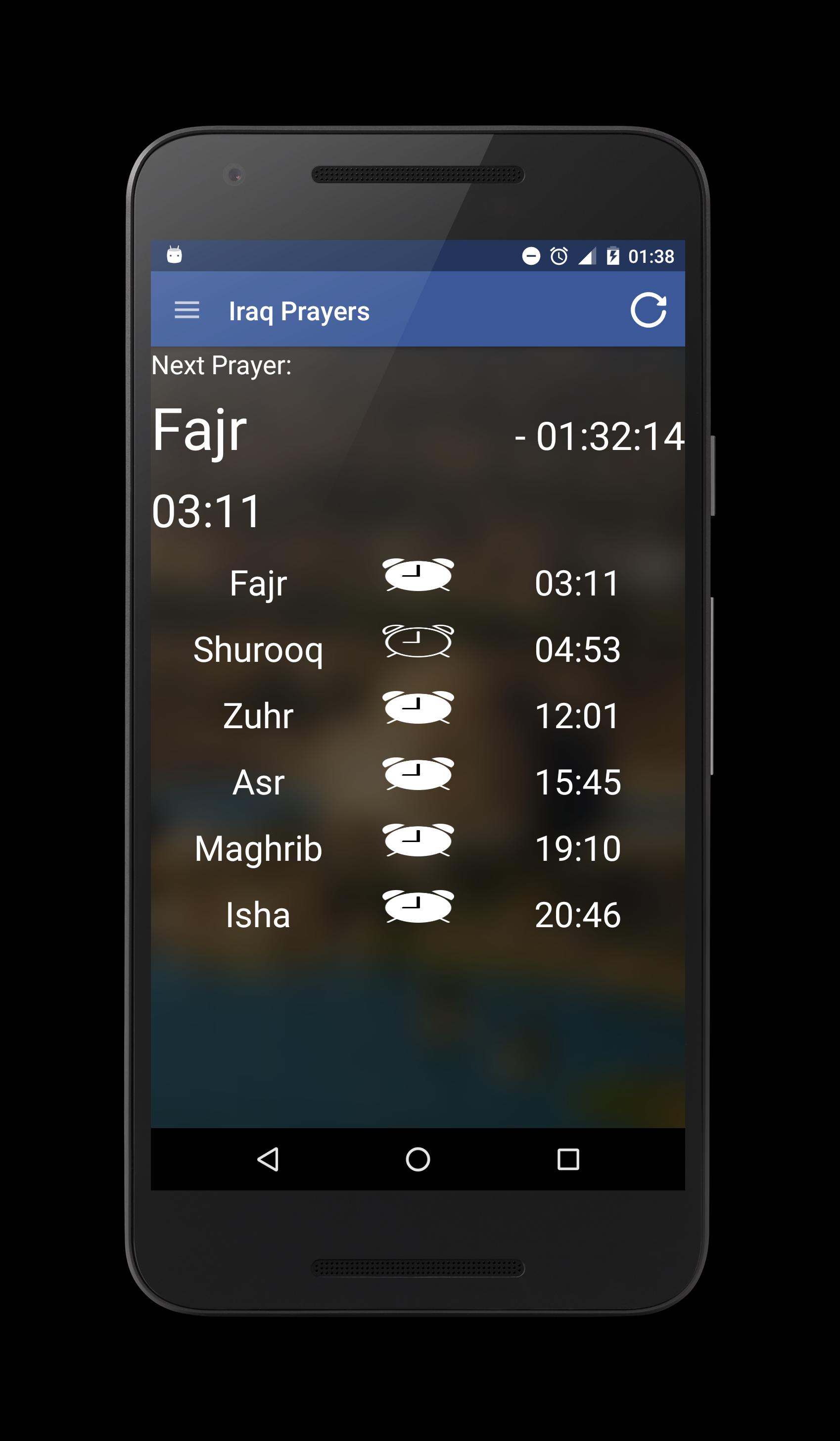 Iraq Prayer Times