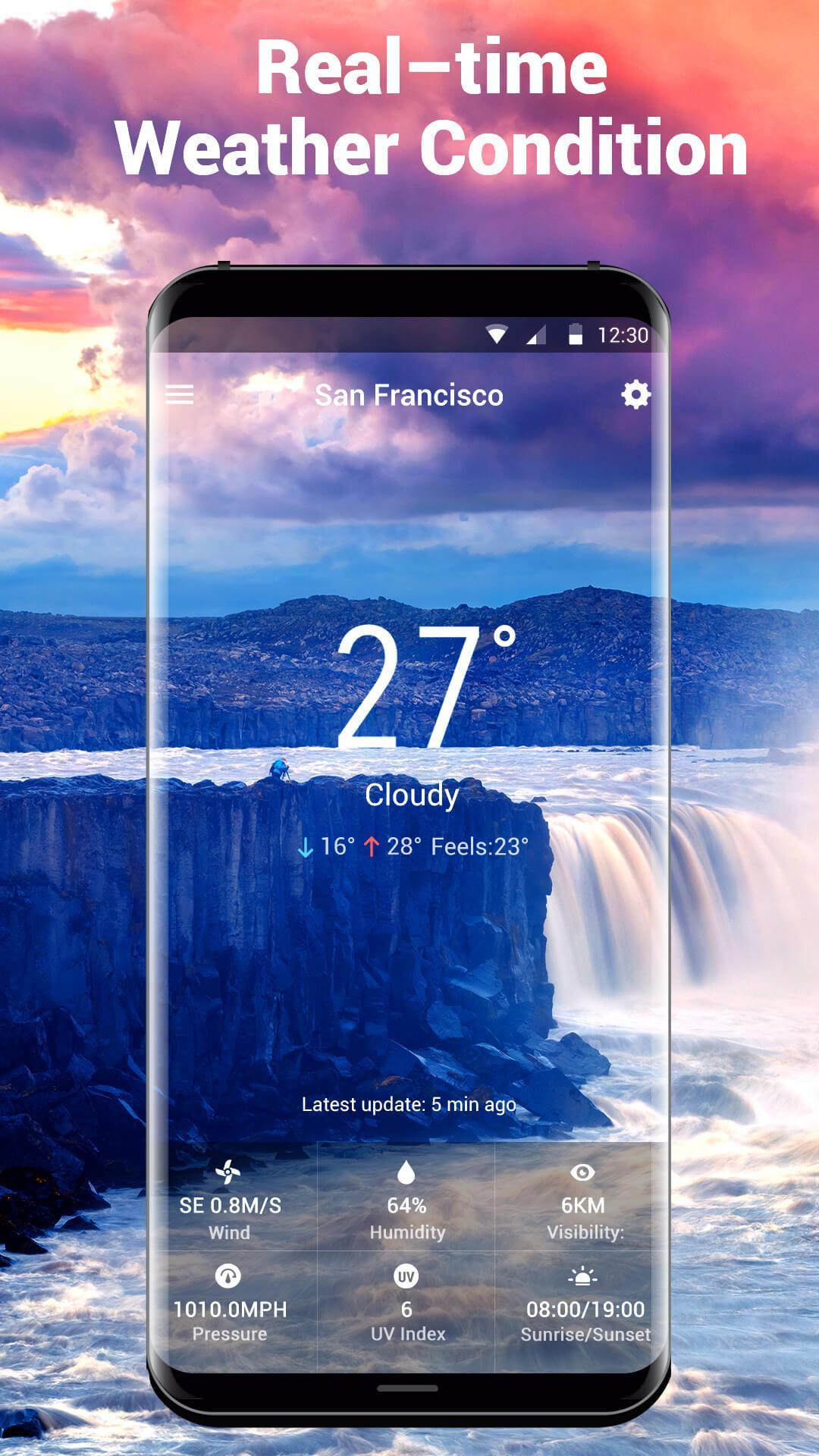Weather report app& weather widget