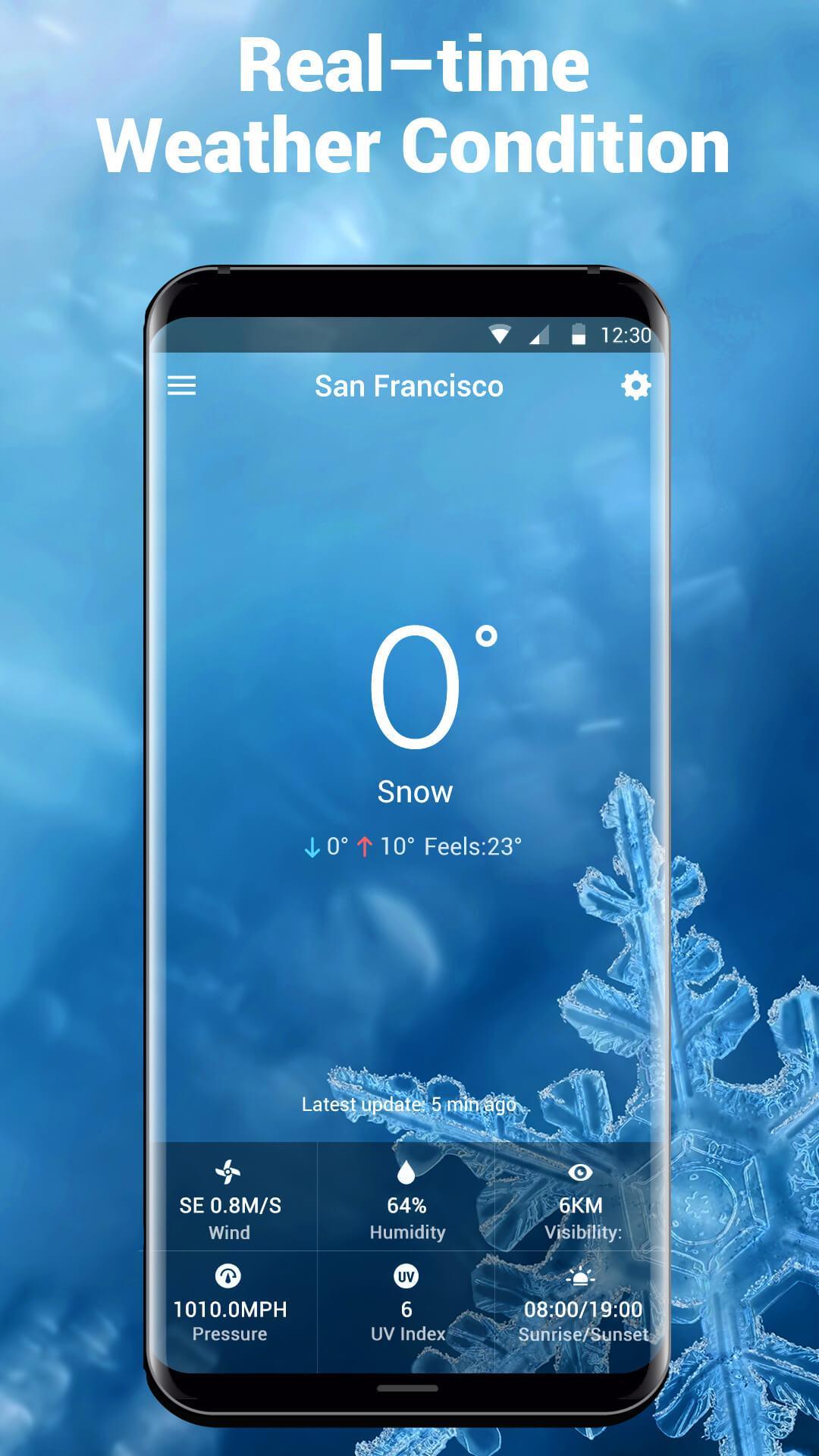 Weather report app& weather widget