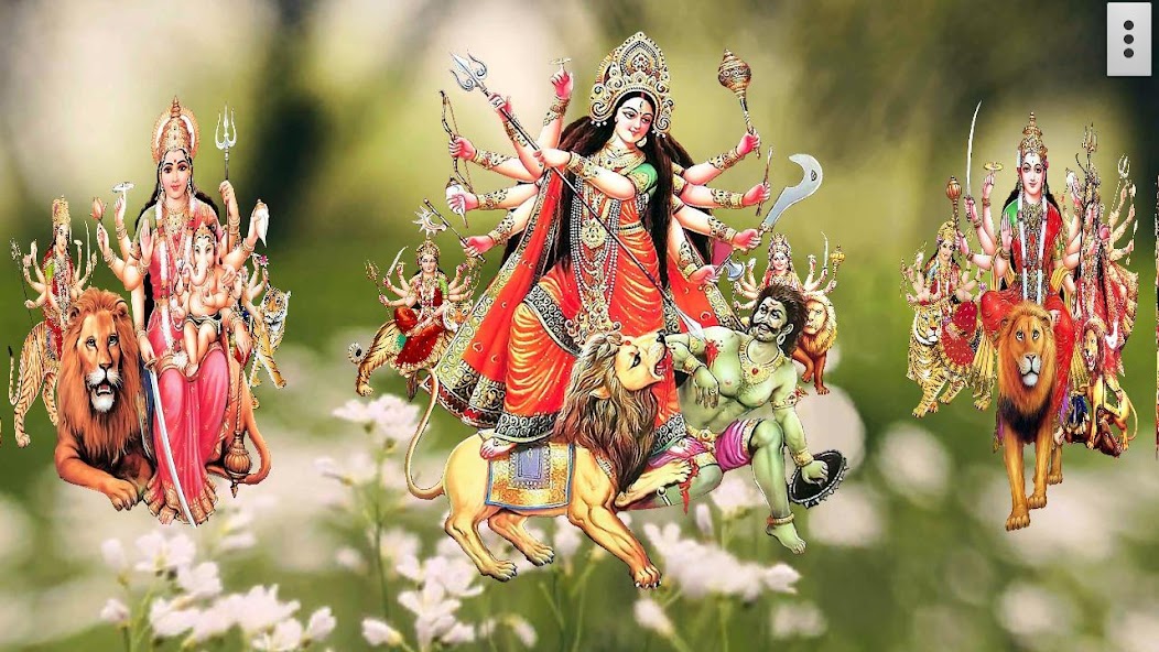 4D Maa Durga Live Wallpaper