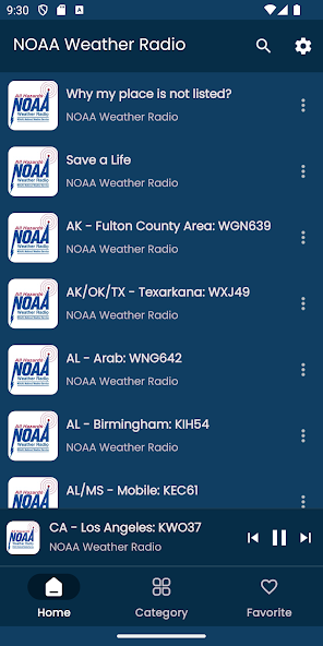 NOAA Weather Radio Stations