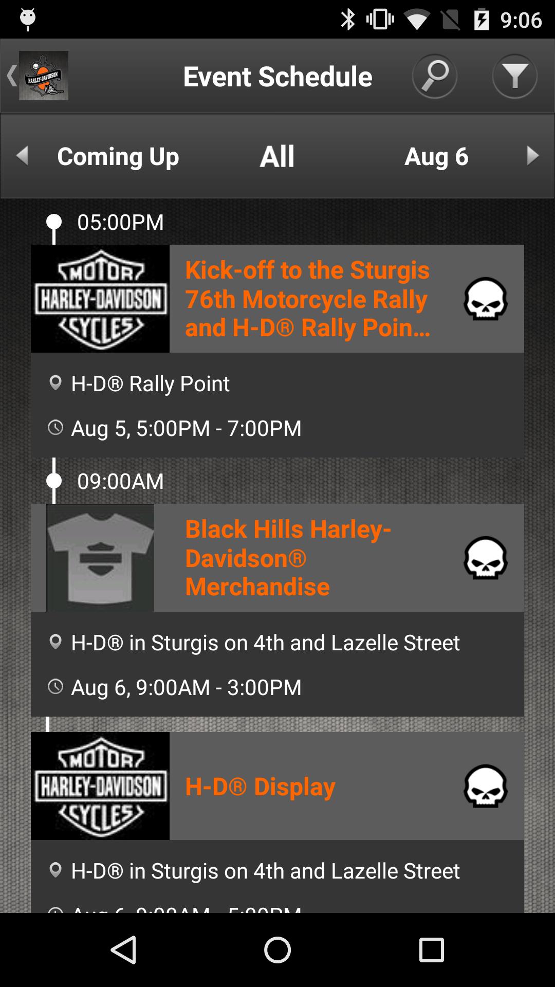 H-D Events: Sturgis