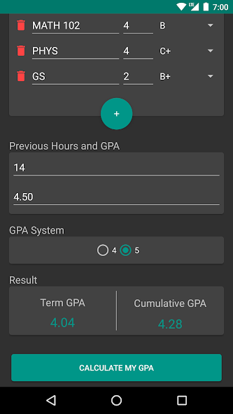 GPA Calculator