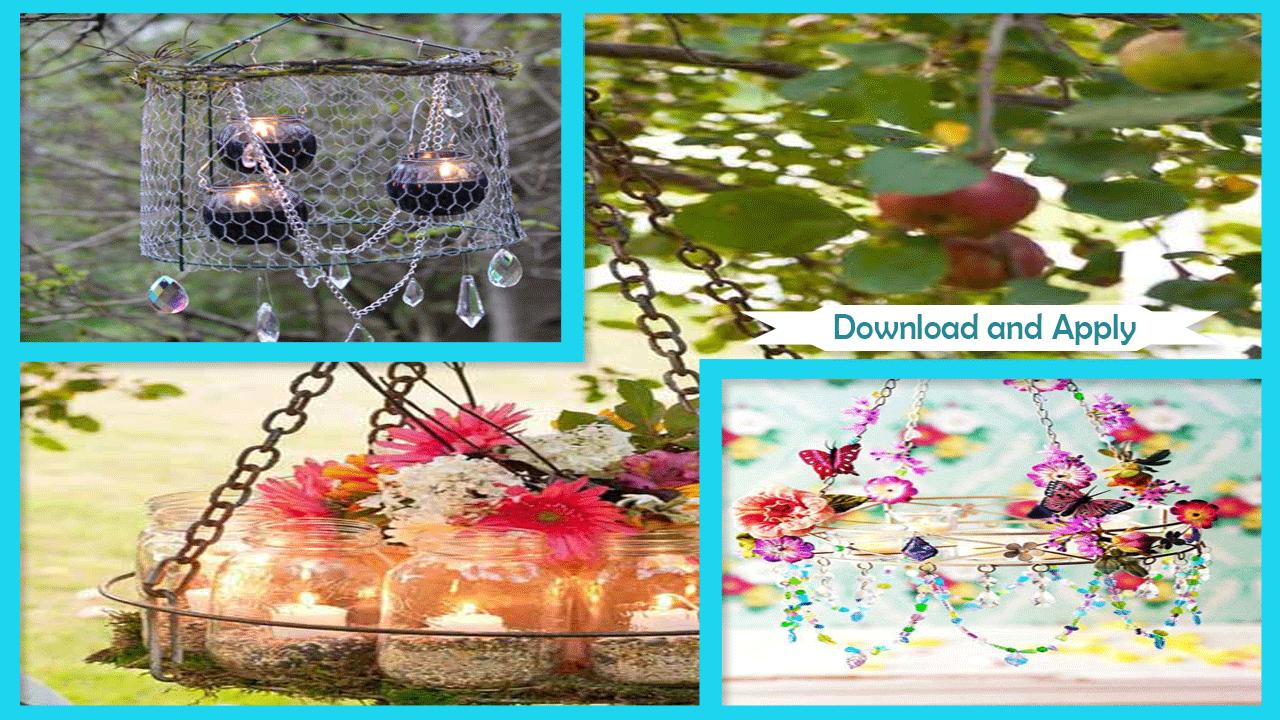 Gorgeous DIY Hanging Candle Chandelier