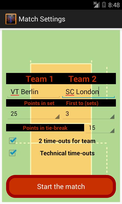 Volleyball Score Counter