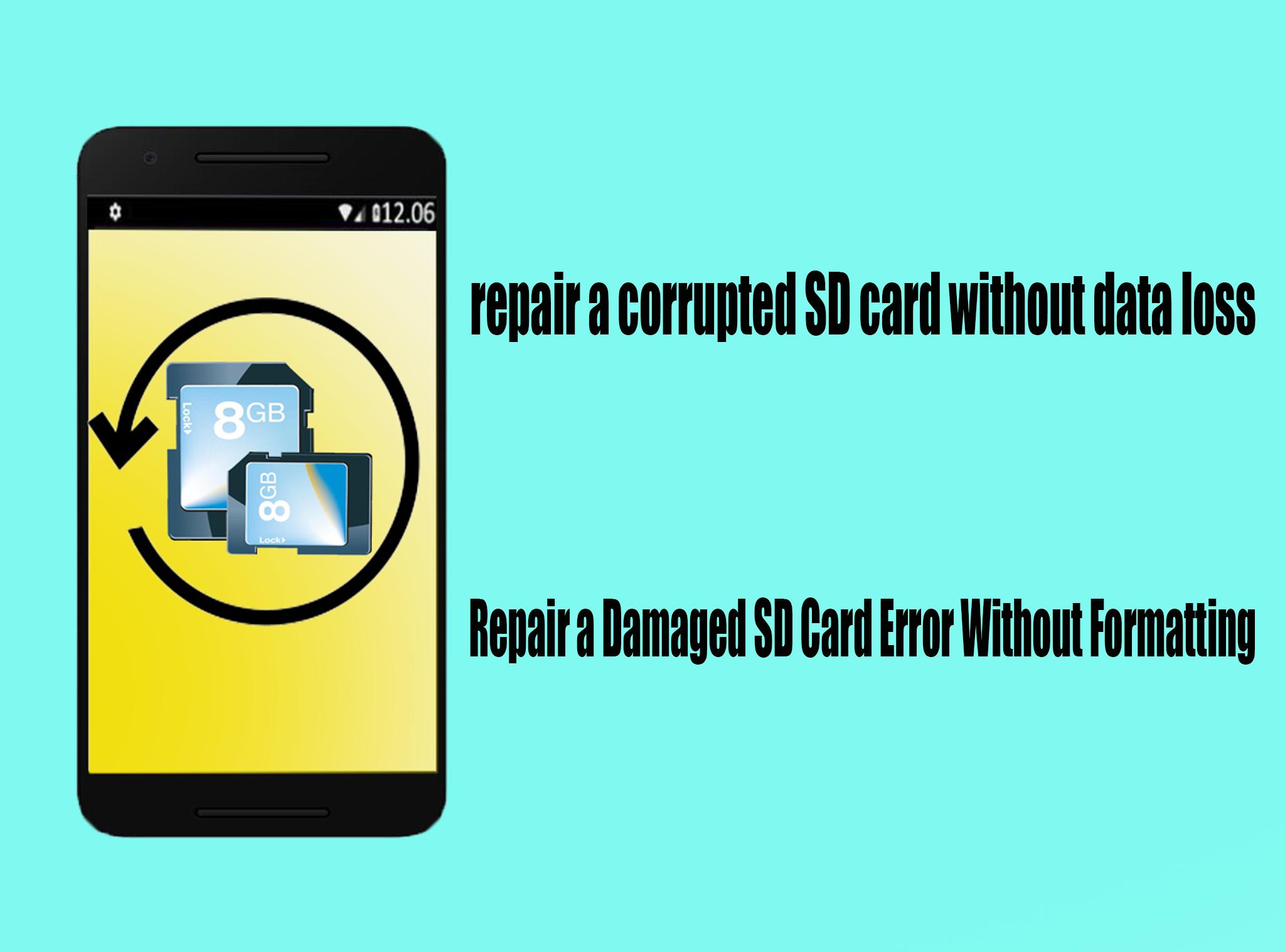 Repair SD Card - Fix Dammaged