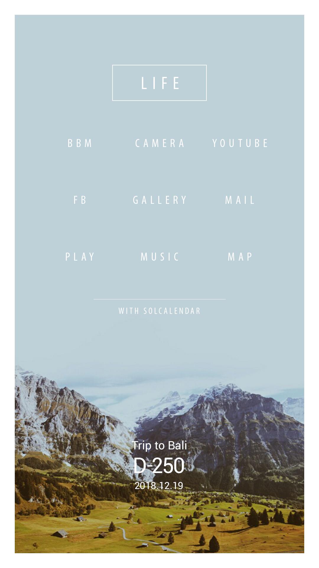 SolCalendar Buzzlauncher theme