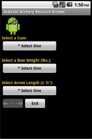 Archery Selector Recurve Arrow